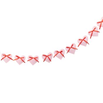 Felt Heart And Bows Party Banner, 2 of 4
