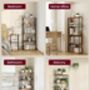 Multi Tier Storage Shelf Standing Shelving Unit Rack, thumbnail 3 of 6