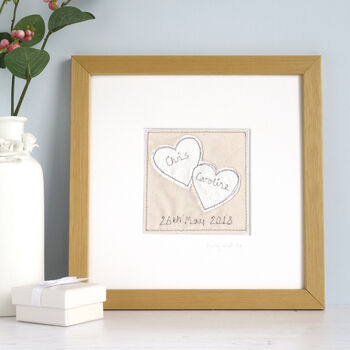 Personalised Love Hearts Wedding Anniversary Card, 5 of 12