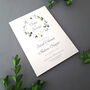 White Floral Order Of Services, thumbnail 3 of 3