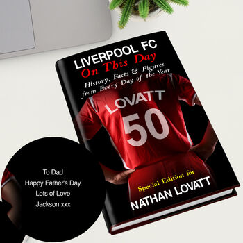 Personalised Liverpool On This Day Football Book, 3 of 4