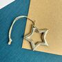 Good Luck Metal Star Decoration Card, thumbnail 3 of 3