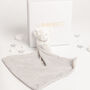 White And Grey Elba The Elephant Baby Comforter, thumbnail 1 of 2