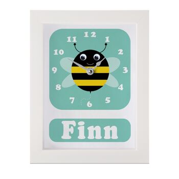 Personalised Childrens Bee Clock, 5 of 9