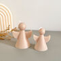 Beige Angel Candle And Angel Gift, thumbnail 1 of 10