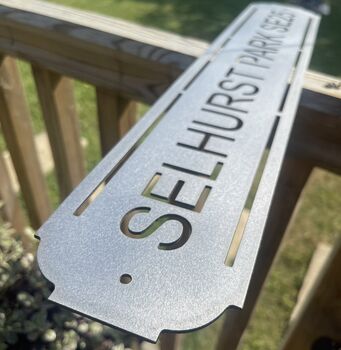 Selhurst Park Metal Football Street Sign – Designed And Made In Britain, 7 of 11