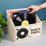 Personalised Vinyl Record Storage Box, thumbnail 2 of 4
