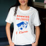 'Running On Coffee And Klarna' Ladies T Shirt, thumbnail 1 of 4