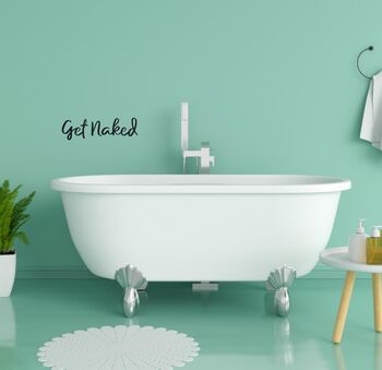Get Naked Wall Sticker, 2 of 3