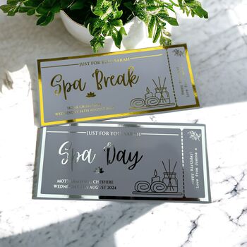 Spa Day Personalised Gift Voucher, 3 of 6