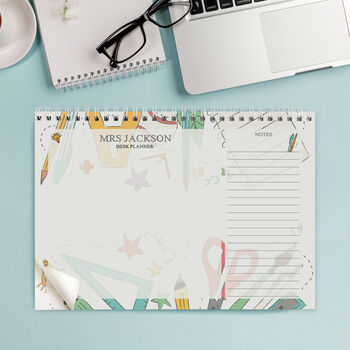 Personalised Desk Planner Teacher Gift, 3 of 5