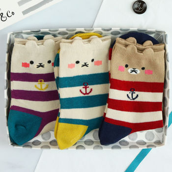 Little Sailor Box Of Socks, 3 of 4