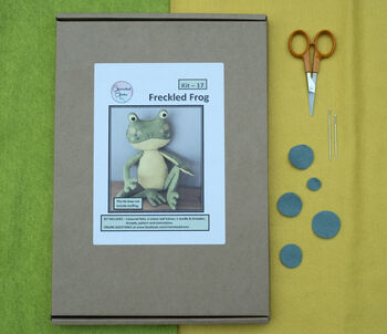 The Freckled Frog Kit Letterbox Stitch Kit, 2 of 6