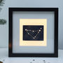 Personalised Capricorn Constellation Light Box, thumbnail 5 of 7