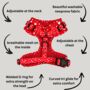 Red Heart Dog Harness, thumbnail 2 of 4