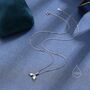 Whale Tail Pendant Necklace In Sterling Silver, thumbnail 6 of 10