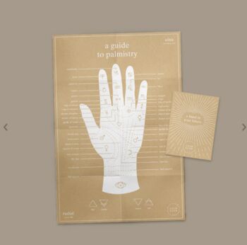 Decorative Fortune Teller Palmistry Hand, 5 of 6