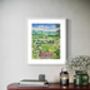 Cotehele House Blossom View, Cornwall Art Gallery Print, thumbnail 3 of 4