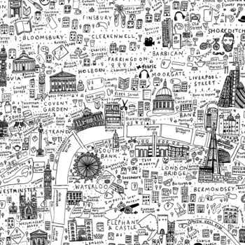 Colour Your Own Map Of London, 4 of 5