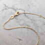 18k Gold Vermeil Plated Crossover Infinity Necklace, thumbnail 3 of 4