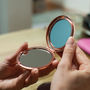 Personalised Rose Gold Compact Mirror, thumbnail 8 of 12