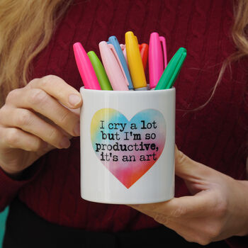 Personalised Rainbow Heart Quote Storage Pot, 2 of 3