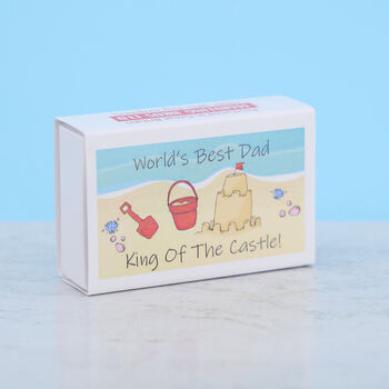 World's Best Dad Sandcastle Kit In A Matchbox, 6 of 8