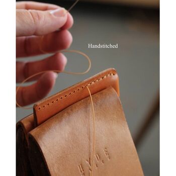 Personalised Leather Card Sleeve, 5 of 7