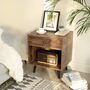 Bedside Nightstand With Drawer And Open Compartment, thumbnail 1 of 6