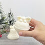 Christmas Pudding Decoration Christmas Candles, thumbnail 5 of 9