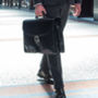 Mens Luxury Leather Briefcase.'Tomacelli', thumbnail 1 of 12