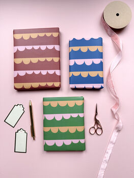Luxury Scallop Pattern Wrapping Paper, 6 of 9