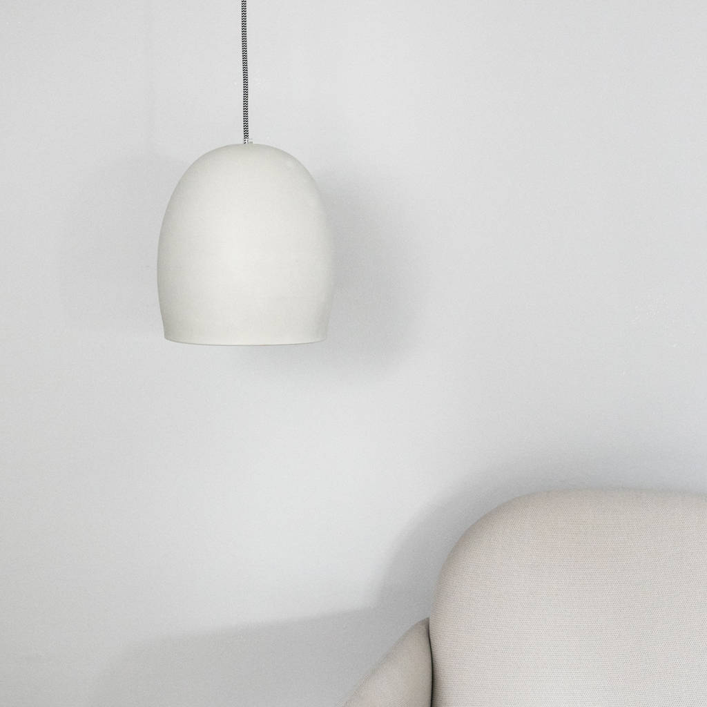 concrete pendant light by urbansize
