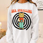 'Brb Spiralling' Funny Cat Meme Sweatshirt, thumbnail 2 of 5