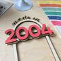 Personalised Wooden Birthday Cake Topper, thumbnail 2 of 5