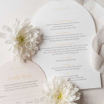 Opulent Arch Castle Invitations, 7 of 8