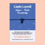 Lapis Lazuli Wish Bracelet Truth Gift, thumbnail 1 of 3