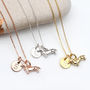 Personalised Gold Plated Or Silver Dachshund Necklace, thumbnail 1 of 3