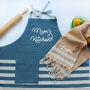 Personalised Cotton Kitchen Apron And Kitchen Towels, thumbnail 1 of 11