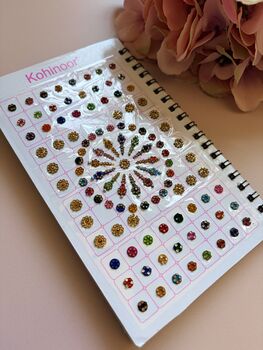 Fancy Assorted Designs Six Page Bindi Booklet, 8 of 10