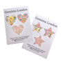 Liberty Print Iron On Applique Hearts/Stars Gift Sets, thumbnail 4 of 6