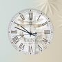 Dragonfly French Style Personalised Clock, thumbnail 2 of 4
