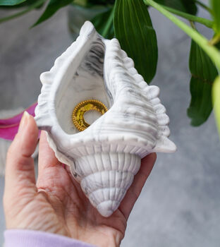 Shell Hand Made Trinket Dish With Candle Or Without, 5 of 6