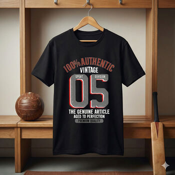 'Authentic Vintage 2005' 21st Birthday Gift T Shirt, 2 of 11