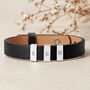 Personalised Initials Men's Leather Cuff Bracelet, thumbnail 2 of 7