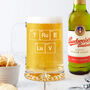 'True Luv' Periodic Table Anniversary Beer Tankard, thumbnail 2 of 4