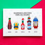 'Seasoning's Greetings' Personalised Family Christmas Cards, thumbnail 2 of 6