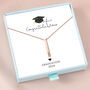 Personalised Graduation Milestone 3D Bar Necklace, thumbnail 1 of 10