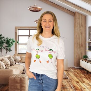 Mummy's T Shirt With Child's Drawing, 5 of 6