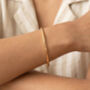 Shikaku 18 K Gold Plated Bangle, thumbnail 5 of 5
